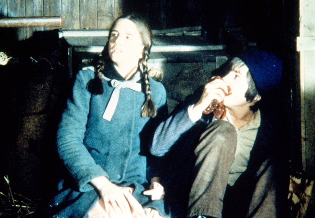 Laura (Melissa Gilbert, l.) und Dylan (Steve Shaw, r.) werden als blinde Passagiere in einem Güterwagen entdeckt. - Bildquelle: Worldvision