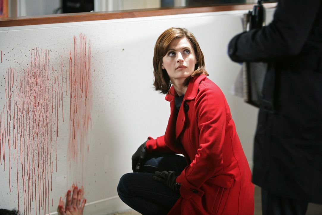 Kate (Stana Katic) findet heraus, dass fünf Schüsse abgefeuert wurden, jedoch können sie am Tatort nur vier Patronenhülsen finden ... - Bildquelle: ABC Studios
