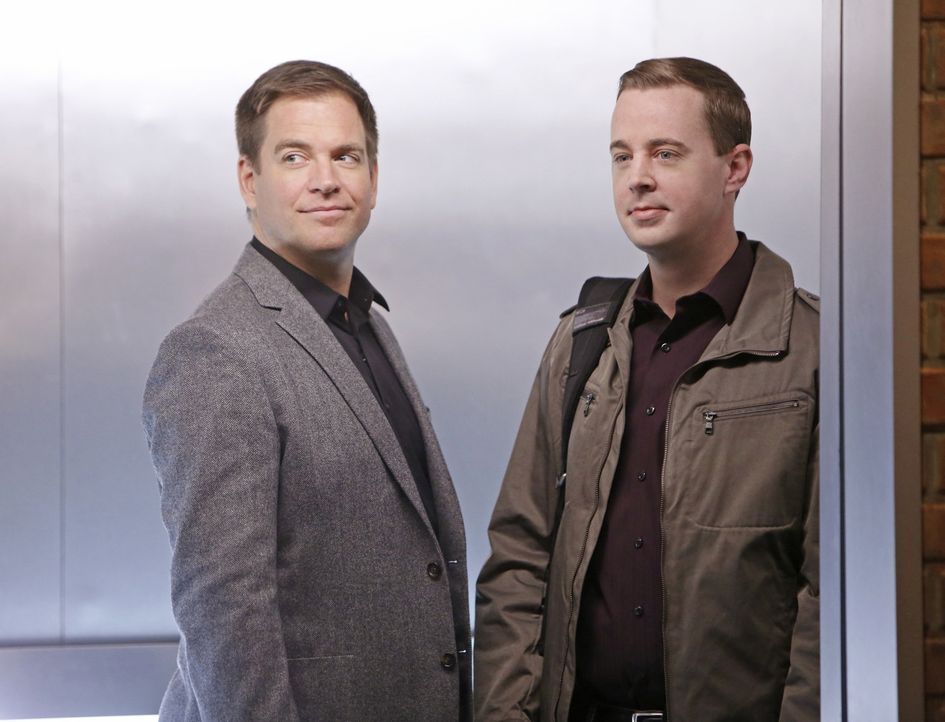 Auf der Jagd nach Parsa: McGee (Sean Murray, r.) und DiNozzo (Michael Weatherly, l.) ... - Bildquelle: CBS Television