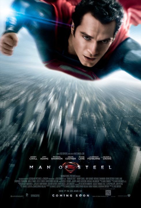 Man of Steel - Plakatmotiv - Bildquelle: © 2013 Warner Brothers