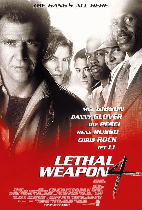 Lethal Weapon IV - Zwei Profis räumen auf - Plakatmotiv - Bildquelle: Warner Bros. Pictures