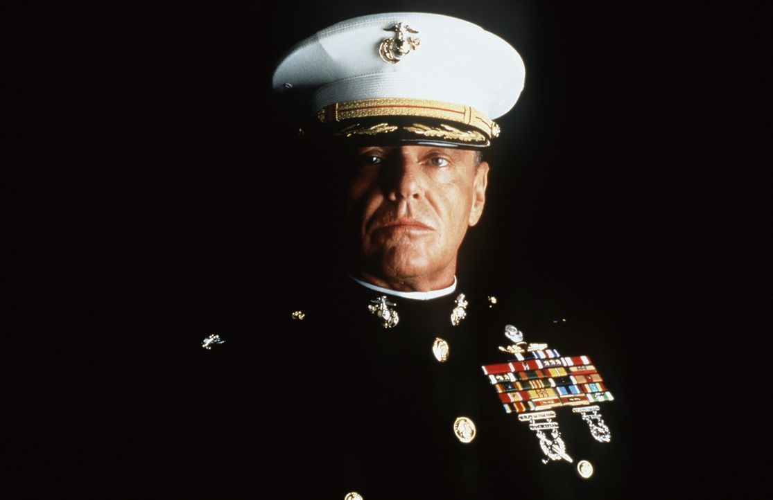 Col. Nathan R. Jessep (Jack Nicholson) ist ein ehrgeiziger, bis ins Mark überzeugter Militarist. Er ist überzeugt davon, dass die Anwendung des 'C... - Bildquelle: Columbia Pictures