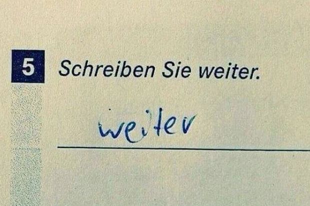 Klassenarbeit Mit Stil Die Lustigsten Antworten
